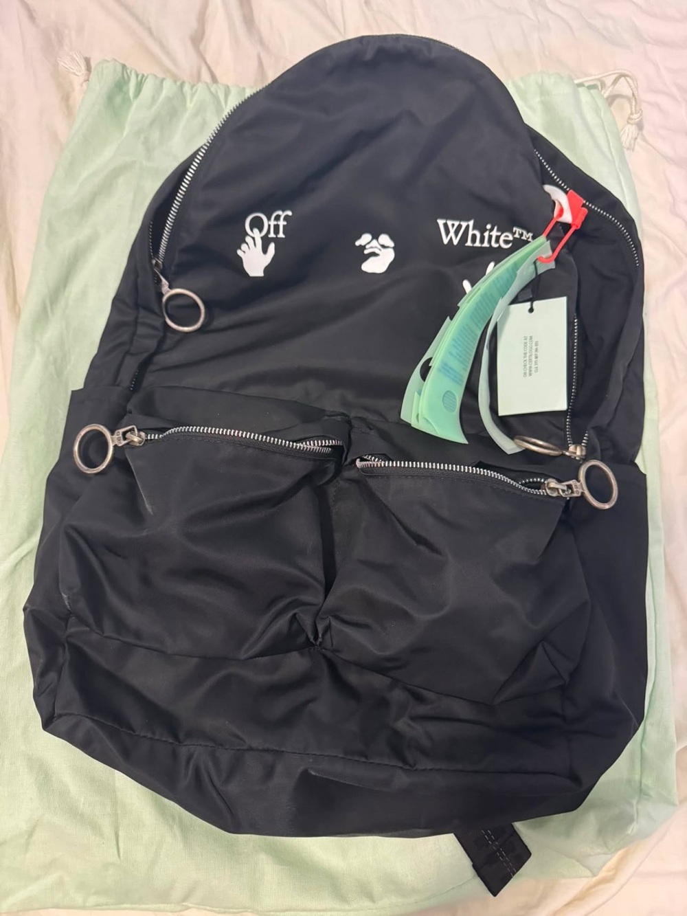 Authentic off white backpack